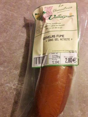 Cervelas fume front packaging