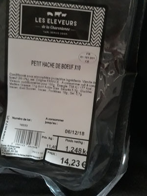 petit haché de boeuf