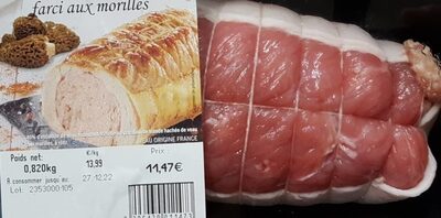 Roti de veau farci aux morilles