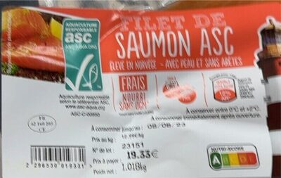 Filet de saumon