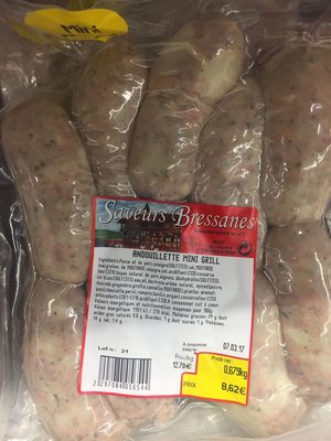 Andouillettes mini grill