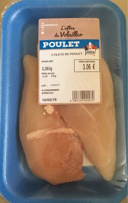 2 filets de poulet