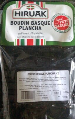 Boudin basque plancha front packaging