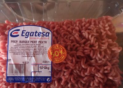 Prep burguer meat mixta