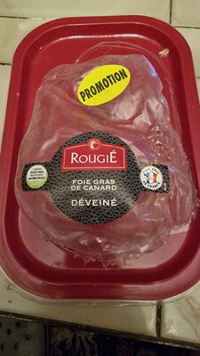 Foie gras de canard déveiné front packaging