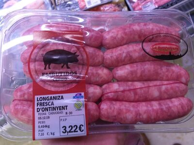 Longaniza fresca front packaging