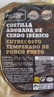 Costilla adobada de cerdo ibérico