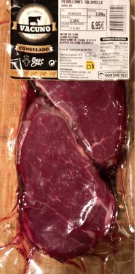 Medallones de solomillo front packaging