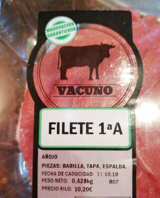 Vacuno Filete primera A