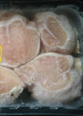 Contramuslo de pollo sin piel