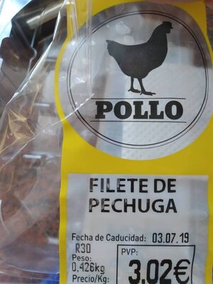 Filete pechuga front packaging