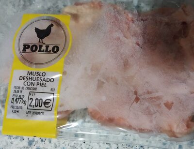 Muslo deshuesado con piel