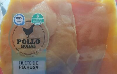 Filete de pechuga de pollo rural front packaging