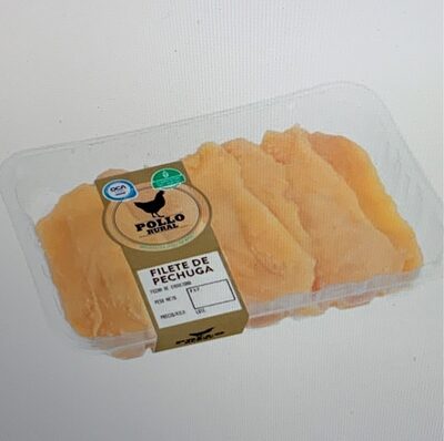 Filetes de pechuga de pollo rural