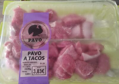 Pavo a tacos front packaging