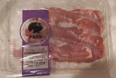 Chuleta de contramuslo de pavo