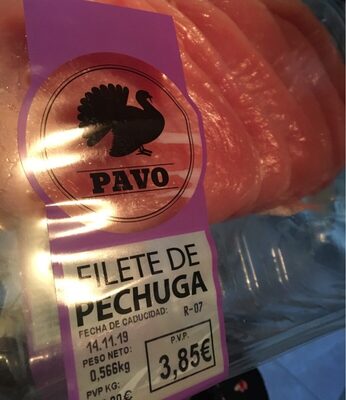 Filete pechuga pavo