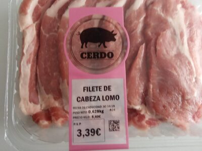Filete cabeza de lomo