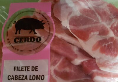 Filete de cabeza de lomo de cerdo front packaging