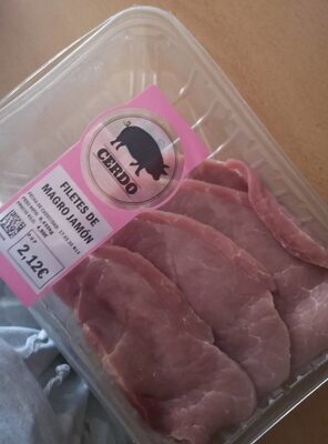 Filetes de magro jamón