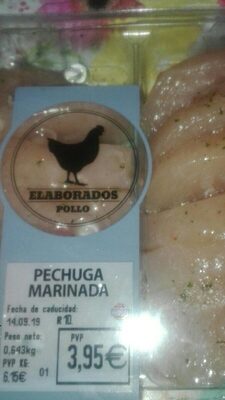 Pechuga marinada medallones