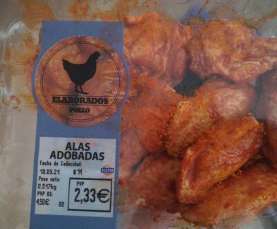 Alitas adobadas