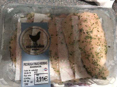 Pechuga Finas Hierbas Marinada