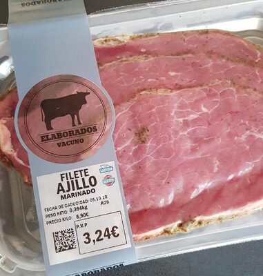 Filete ajillo marinado