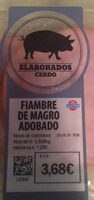 Fiambre de magro adobada