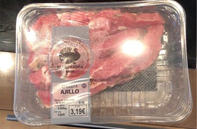 Chuleta de pavo al ajillo