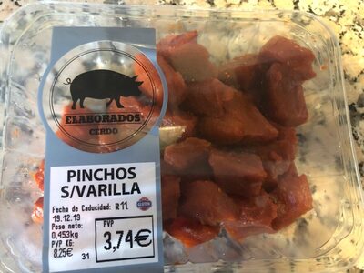 Pinchos s/varilla front packaging