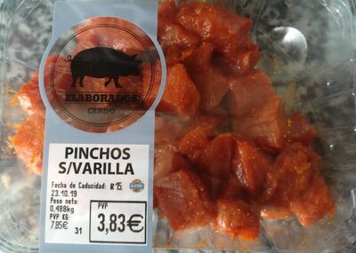 Pinchos s/varilla front packaging