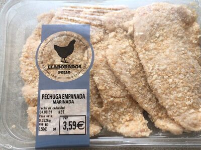 Pechuga empanada marinada
