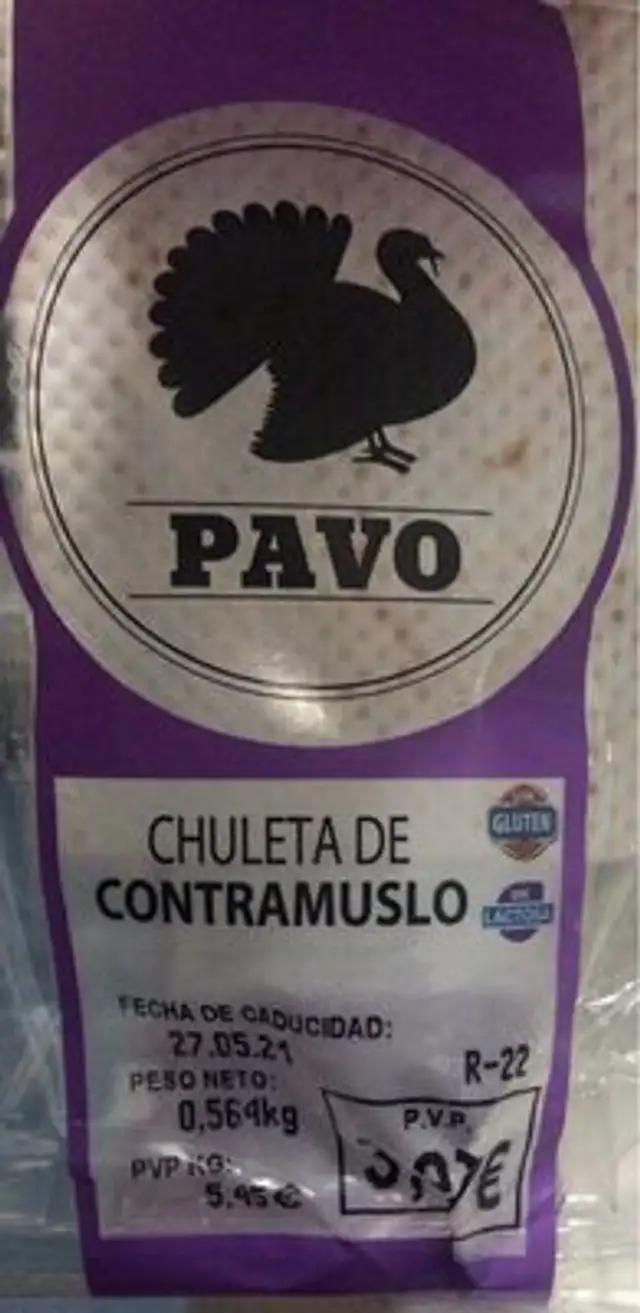 Chuletas de contramuslo - Pavo front packaging