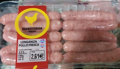 Longaniza pollo fresca front packaging