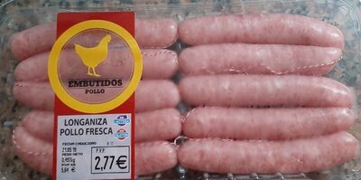 Longaniza pollo fresca front packaging
