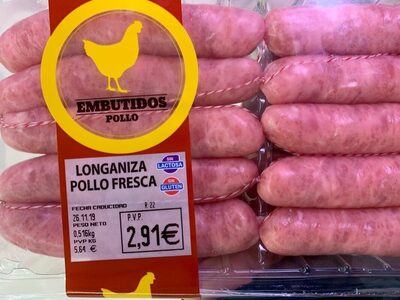Longaniza pollo fresca