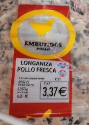 Longaniza pollo fresca