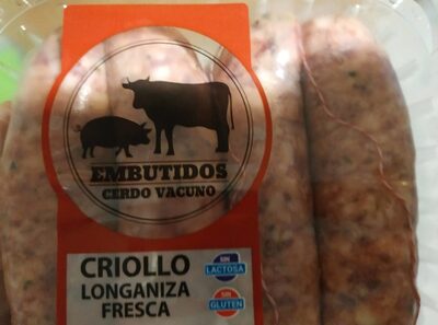 Criollo longaniza fresca front packaging