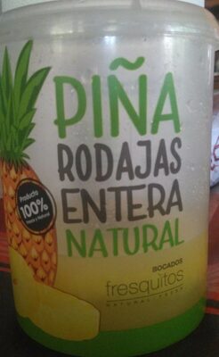 Piña rodajas entera natural