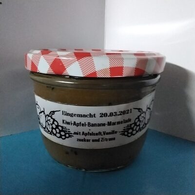 Kiwi-Apfel-Banane-Marmelade
