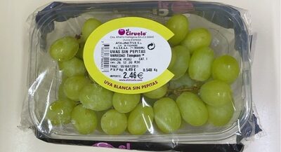 Uva blanca sin pepitas