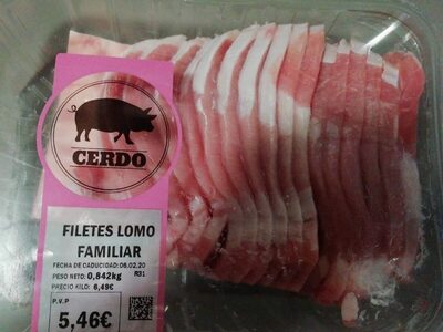 Filetes lomo familiar