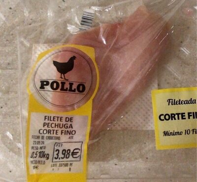 Filete de pechuga corte fino