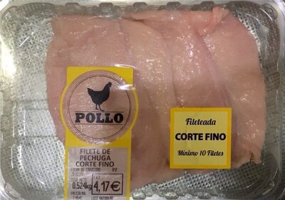 Filete de pechuga corte fino