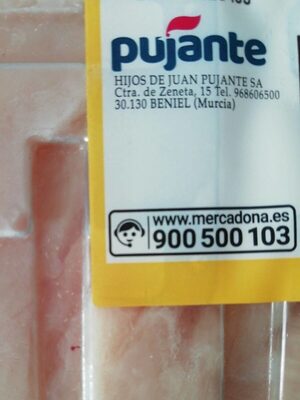 Filete de pechuga de pollo front packaging