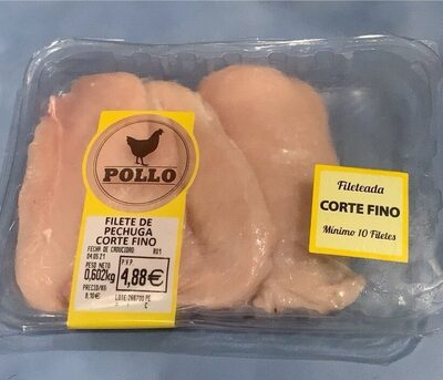 Filete de pechuga corte fino