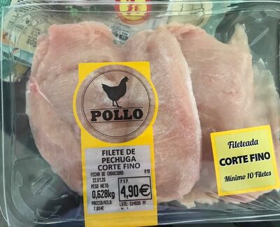 Filete de pechuga corte fino