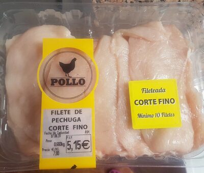 Filete pechuga corte fino