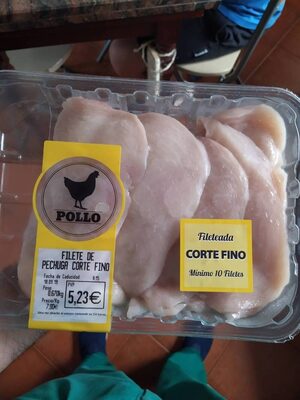 Filete de pechuga corte fino